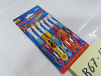 Brush Buddies Hot Wheels Toothbrushes 6 Pack Soft Bristles Kids Boys New