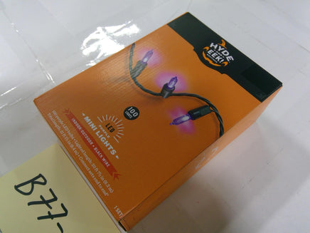 Hyde And Eek! Boutique LED Purple Mini Lights 100ct Black Wire Indoor Outdoor