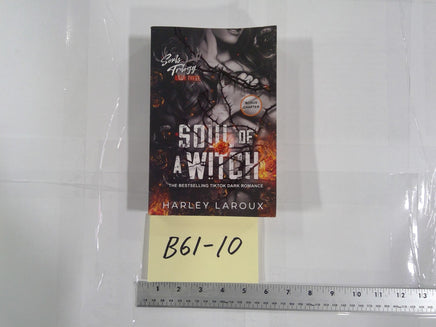 Soul Of A Witch Harley Laroux Kensington Black PB Dark Fantasy Romance Novel