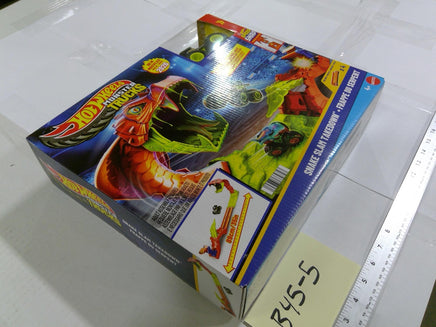 Hot Wheels Monster Trucks Snake Slam Takedown Track Set 4+ Toy New Multicolor
