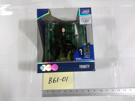 The Matrix Trinity Movie Maniacs Action Figure McFarlane Toys Black Toy Limited