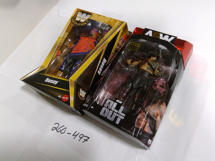 AEW Killswitch WWE Legends Rosey Wrestling Figures Lot Jazwares Mattel Set