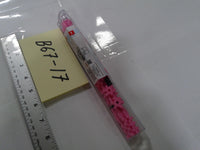 Building Blocks Interlocking Brick Tube Construction Toy Set Pink Plastic New