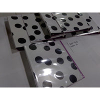 Avery 1 Inch 3 Ring Binder Set 6 Pack Polka Dot White Purple Excellent