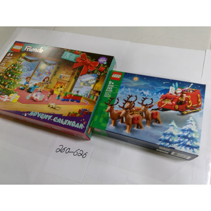 LEGO Friends Advent Calendar 2024 42637 & Santa's Sleigh 40499 Kids Multi New
