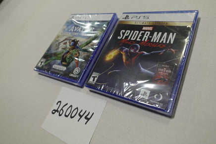 PS5 Avatar Frontiers Pandora + Spider-Man Miles Morales Ultimate Game New Sealed