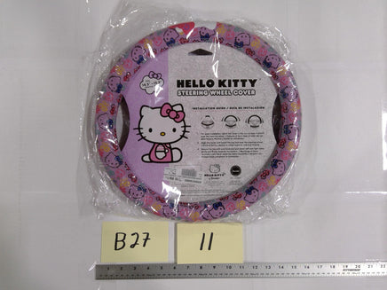 Hello Kitty Pink Steering Wheel Cover 14.5-15.5 In Easy Install Universal Car