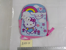 Hello Kitty Multicolor 16" Girls Backpack Soft Case Adjustable Straps School Bag