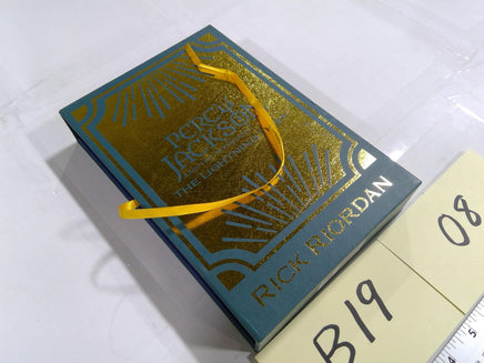 Percy Jackson Olympians Lightning Thief Rick Riordan Teal HC Slipcase YA Fantasy
