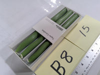 Room Essentials Taper Candles Green 6ct Medium Dinner Table Decor Centerpiece