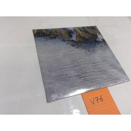 Disney Mufasa The Lion King Vinyl LP Target Exclusive Clear New Sealed Poster