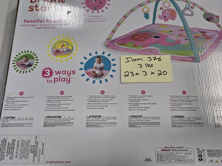 Bright Starts Fanciful Flowers Activity Gym Pretty In Pink 3 Ways To Play Mat