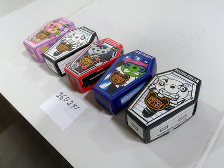 Deddy Bears BeMine Doodlebear Heartz McSoultaker Dr Beargrave Coffin Toy Lot New