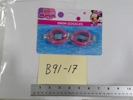 Disney Junior Minnie Swim Goggles Kids 4+ Pink Swimming Pool Water Eyewear Gear
