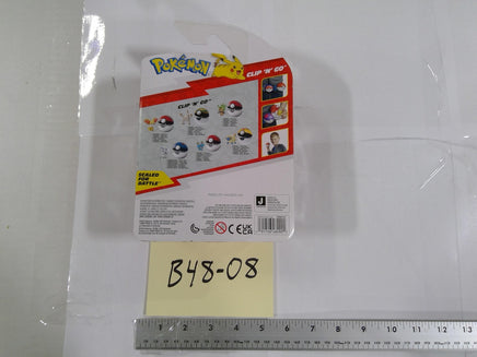 Pokemon Mareep Clip 'N' Go Action Figure 8in Jazwares Level Ball Yellow Toy