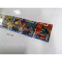 Hot Wheels Premium DC Batman Pop Culture Set of 5 1:64 Multi NEW Real Riders