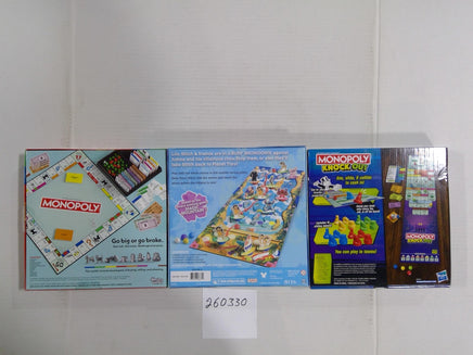 Hasbro Monopoly Surf Showdown Lilo & Stitch Knock Out Family Game Lot New Sealed