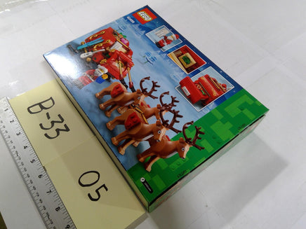 LEGO Santa's Sleigh Set 40499 343 Pieces Christmas Reindeer 9+ New Sealed