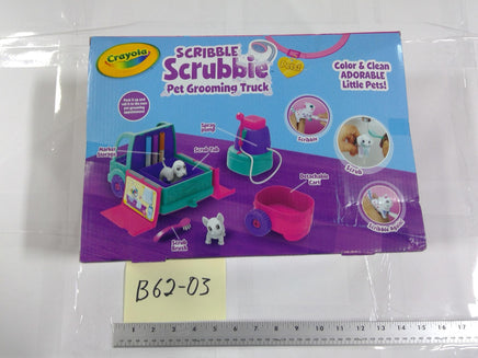 Crayola Scribble Scrubbie Pet Grooming Truck Pets Markers Vehicle Kids Toy New