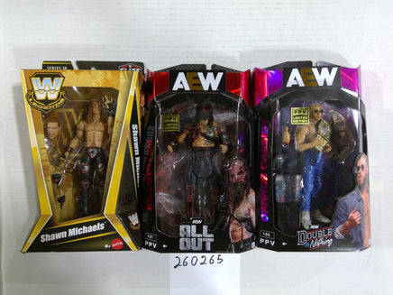 WWE AEW Shawn Michaels Orange Cassidy Killswitch PPV Figure Lot Mattel New