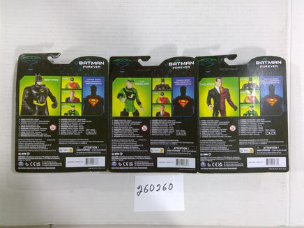 Spin Master DC Retro Batman Forever Figure Set Batman Riddler Two-Face Lot 3