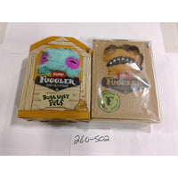 Zuru Fuggler Funny Ugly Monster Plush Set Teal Butt Ugly Pets & Gold Fuggler NEW