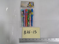 Disney 100 Kids Pens 6 Pack Multicolor Character Print School Writing Supplies