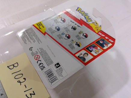 Pokemon Clip N Go Key Battle Figure Jazwares Carded Toy New Multicolor