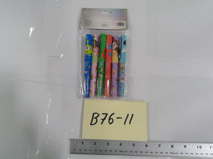 Disney 100 6 Pack Pens Kids Multicolor Character Print School Writing New