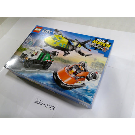 LEGO City 60505 Airplane Service Truck & Hovercraft Remix 990 pcs NEW