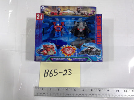 Transformers One Optimus Prime Orion Pax Vs Megatron D-16 Figure Set Hasbro Toy