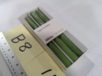 Room Essentials Taper Candles Green 6ct Medium Dinner Table Decor Centerpiece