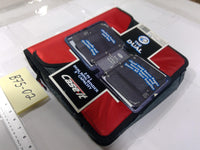 Case It Dual 2-in-1 Zipper Binder Red A5 3in Ring Capacity Kids School Organizer