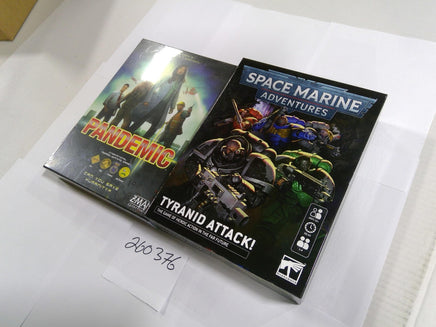 Z-Man & Games Workshop Pandemic Space Marine Tyranid Attack Game Lot New Sealed