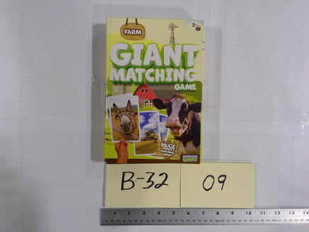 PlayMonster Giant Matching Farm Memory Card Game Kids 3+ New Toy Sealed