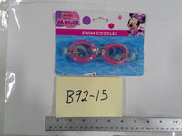 Disney Minnie Swim Goggles Kids 4+ Pink Minnie Mouse Adjustable Strap Pool