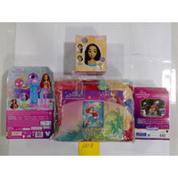 Disney Princess Toy Bundle Kids OS Multicolor NEW Ariel Jasmine Blanket Dolls