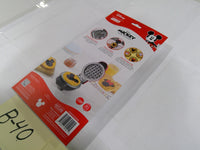 Disney Dash Mickey & Minnie Replacement Mini Waffle Plates Set Of 2 Gray Metal