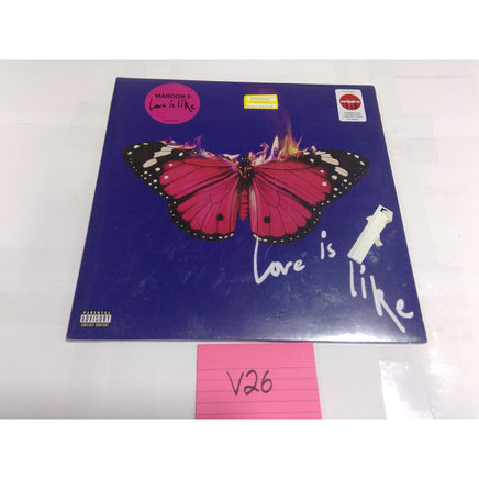 Maroon 5 Jordi Vinyl Record LP Pink Target Exclusive New Sealed Poster Included