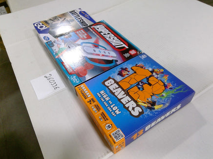 Battleship Grab & Go Hypershot 13 Beavers Family Game Lot 3 New Sealed