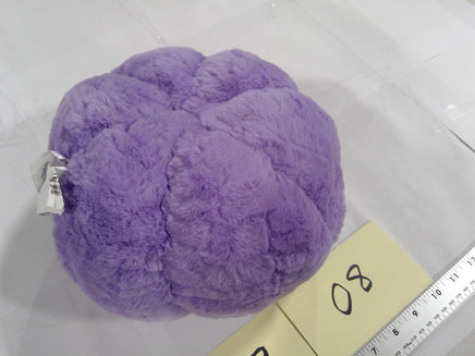 Plush Pumpkin Pillow Stuffed Animal Toy Small Purple Fall Decor Fuzzy Soft