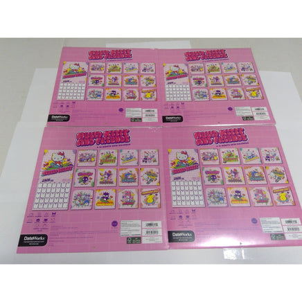 Sanrio Hello Kitty and Friends 2025 Wall Calendar 4-Pack Pink New Graffiti Style