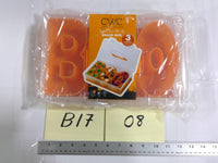CWC Halloween Snack Box Kids Lunch Container Orange BOO Bento Tray Plastic