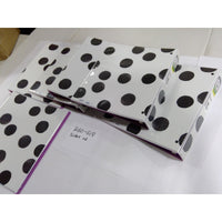 Avery 1 Inch 3 Ring Binder Set 6 Pack Polka Dot White Purple Excellent