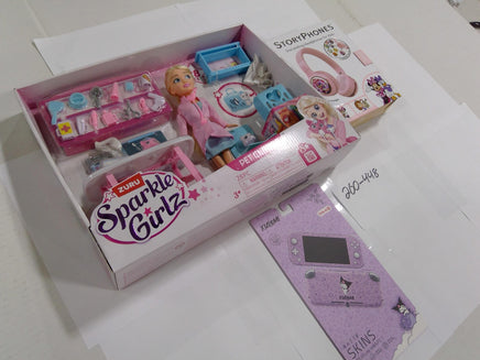 Zuru Sparkle Girlz Pet Clinic Doll Playset Minnie StoryPhones Lot New In Box