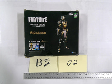 Fortnite Midas Rex Master Grade Action Figure Jazwares 6in Boxed Toy Gold New