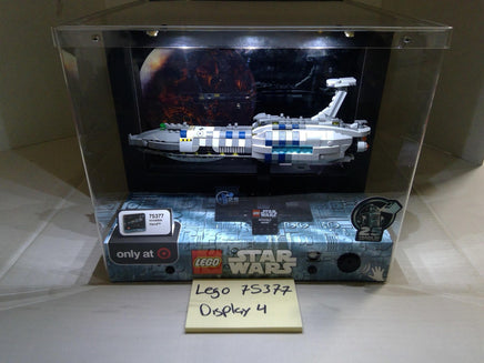 LEGO Star Wars 75377 Invisible Hand Lighted Store Display Case Clear Acrylic