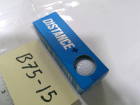 TaylorMade Distance+ Golf Balls 3 Pack Sleeve White Ionomer Long Distance