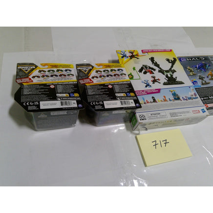 Monster Jam Marvel Mega Halo Toy Bundle New El Toro Loco Megalodon Spider-Man