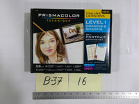 Prismacolor Technique Level 1 Portrait Drawing Shading Art Set 26ct Lessons